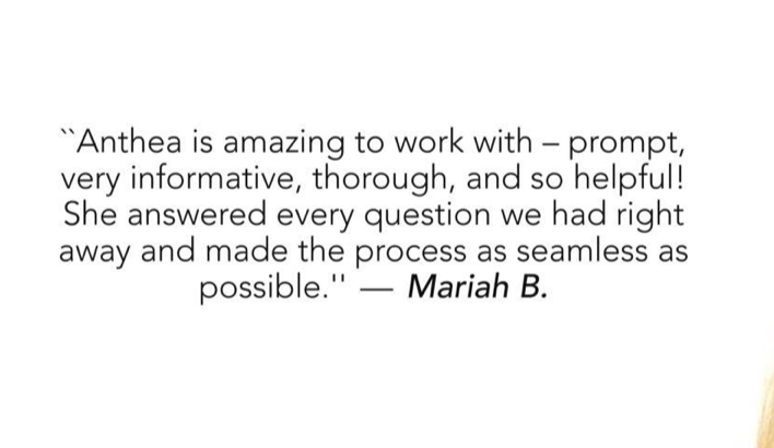 Mariah B Testimonial